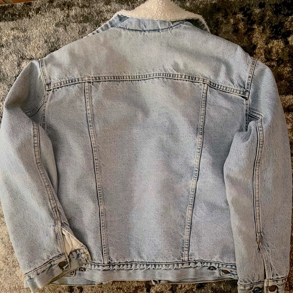 Levi’s vintage denim Sherpa lined jacket Medium - Picture 3 of 14